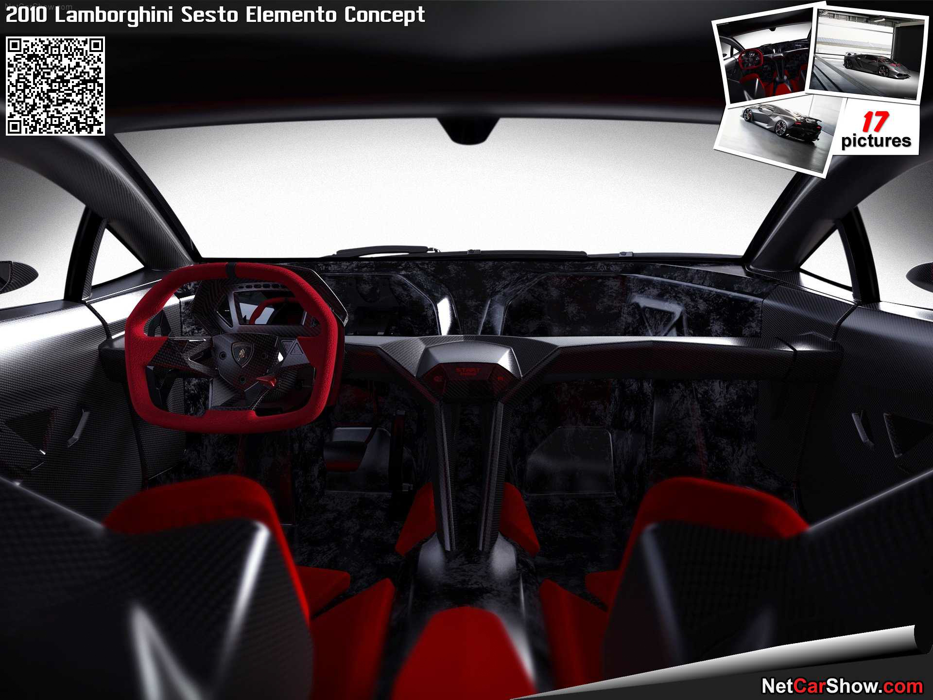 Lamborghini Sesto Elemento Racing Interior