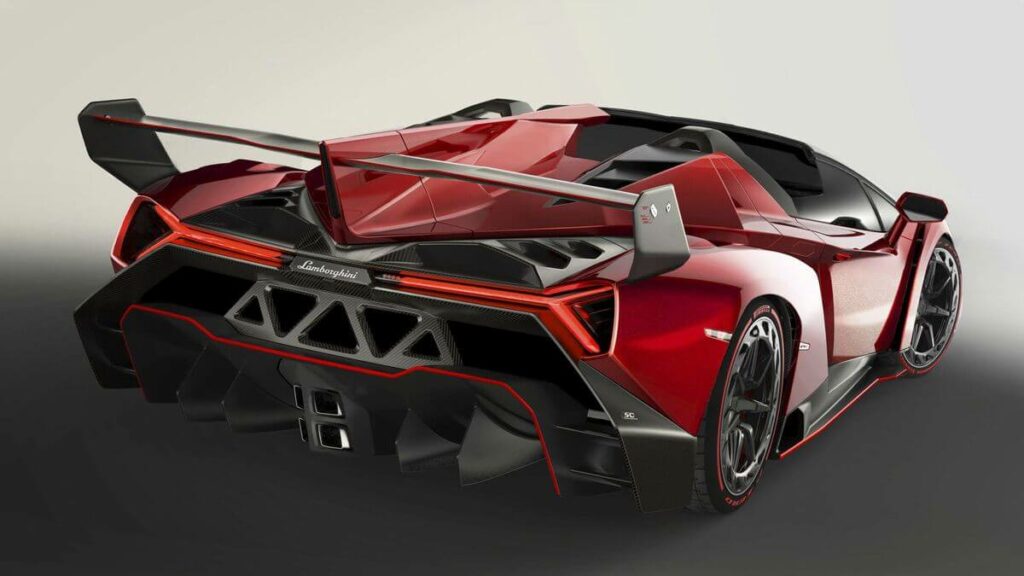 Lamborghini Veneno Roadster Red